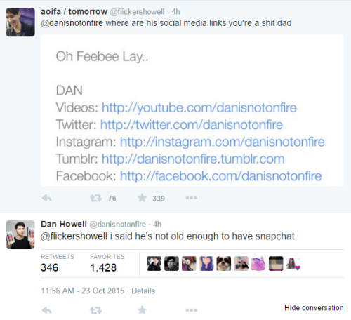 philstrash:dan howell letting out his strict, overprotective father side