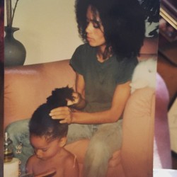 fatinspiration:  lisa bonet & zoe kravitz