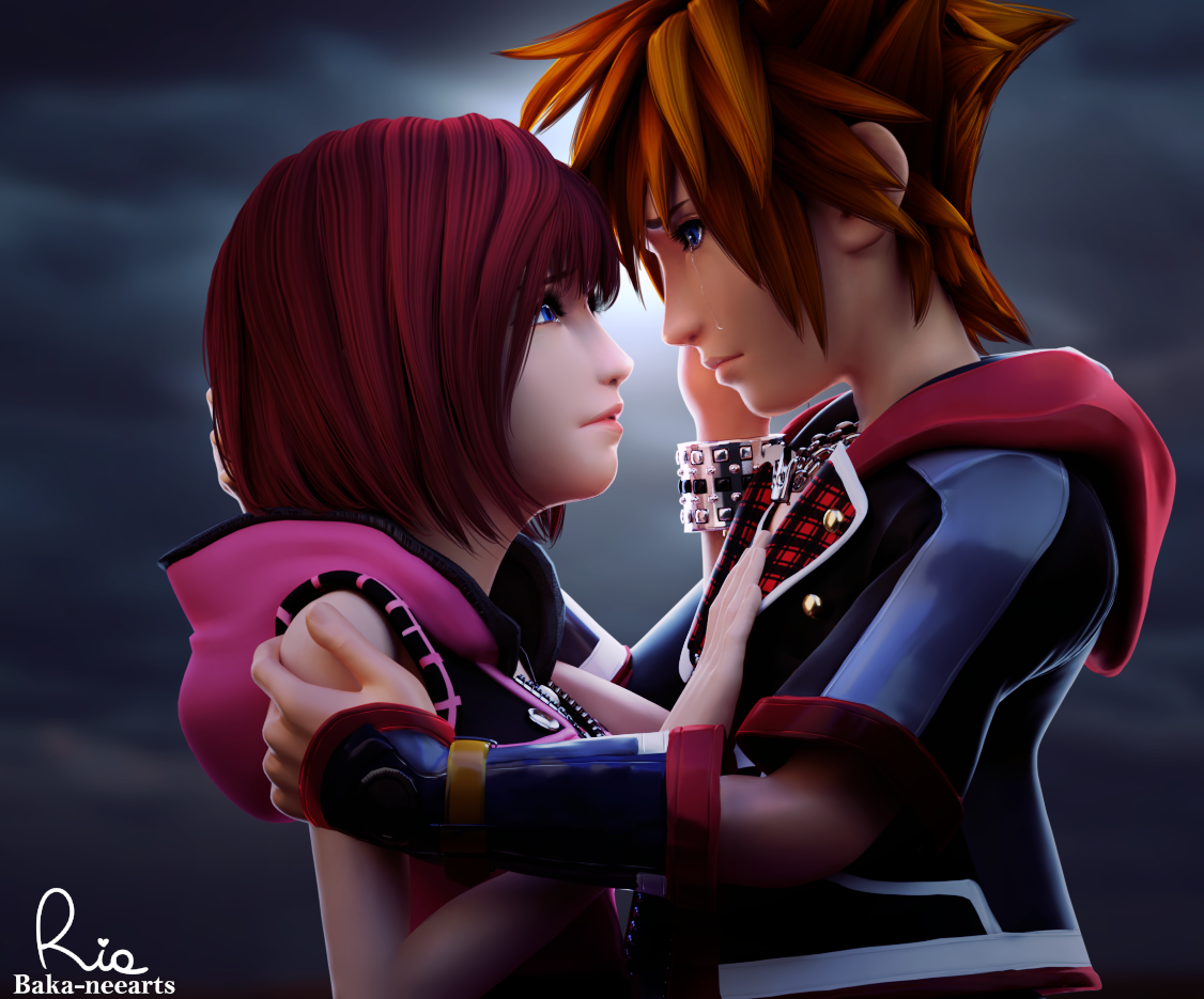 baka-neearts:    Sora… you have a strong heart. Never doubt that.  