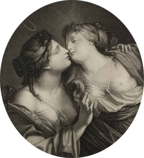 Maurice Blot after Jean-Baptiste Regnault  -  Jupiter sous la forme de Diane, seduit 