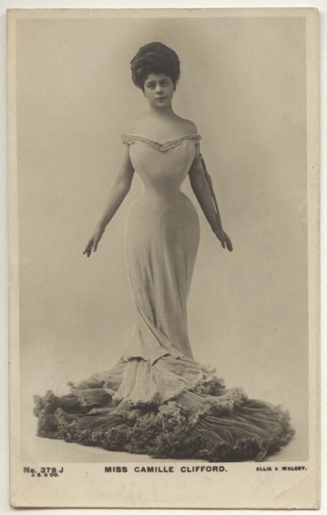 Photographs of Belgian actress Camille Clifford famous for her beauty and embodiment of the Gibson G
