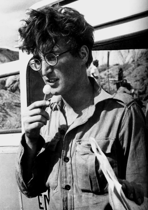 beatlesmut:  John Lennon on the set of ‘How I Won The War.’ 