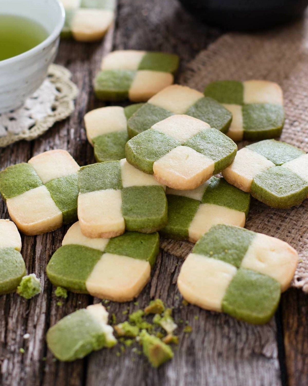 fullcravings:
“Matcha Japanese Cookies
”