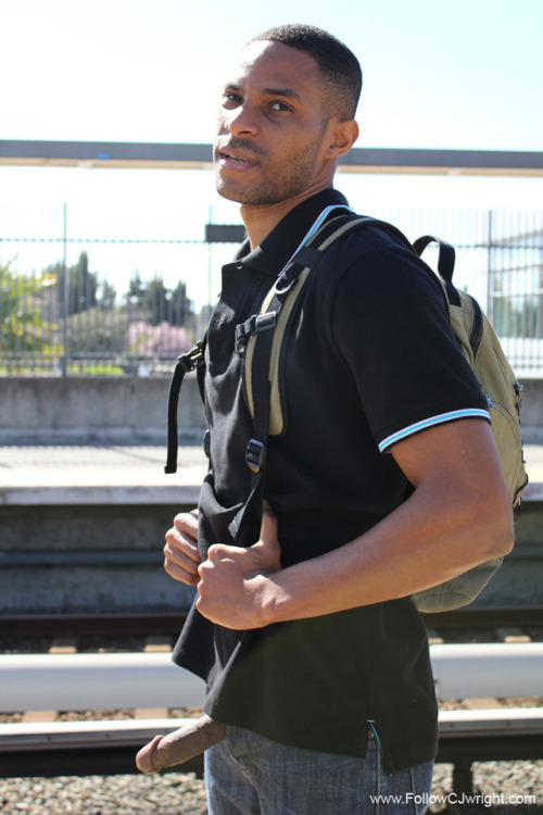 littlemark1966:He just waiting on the train.  from followjcwright. com