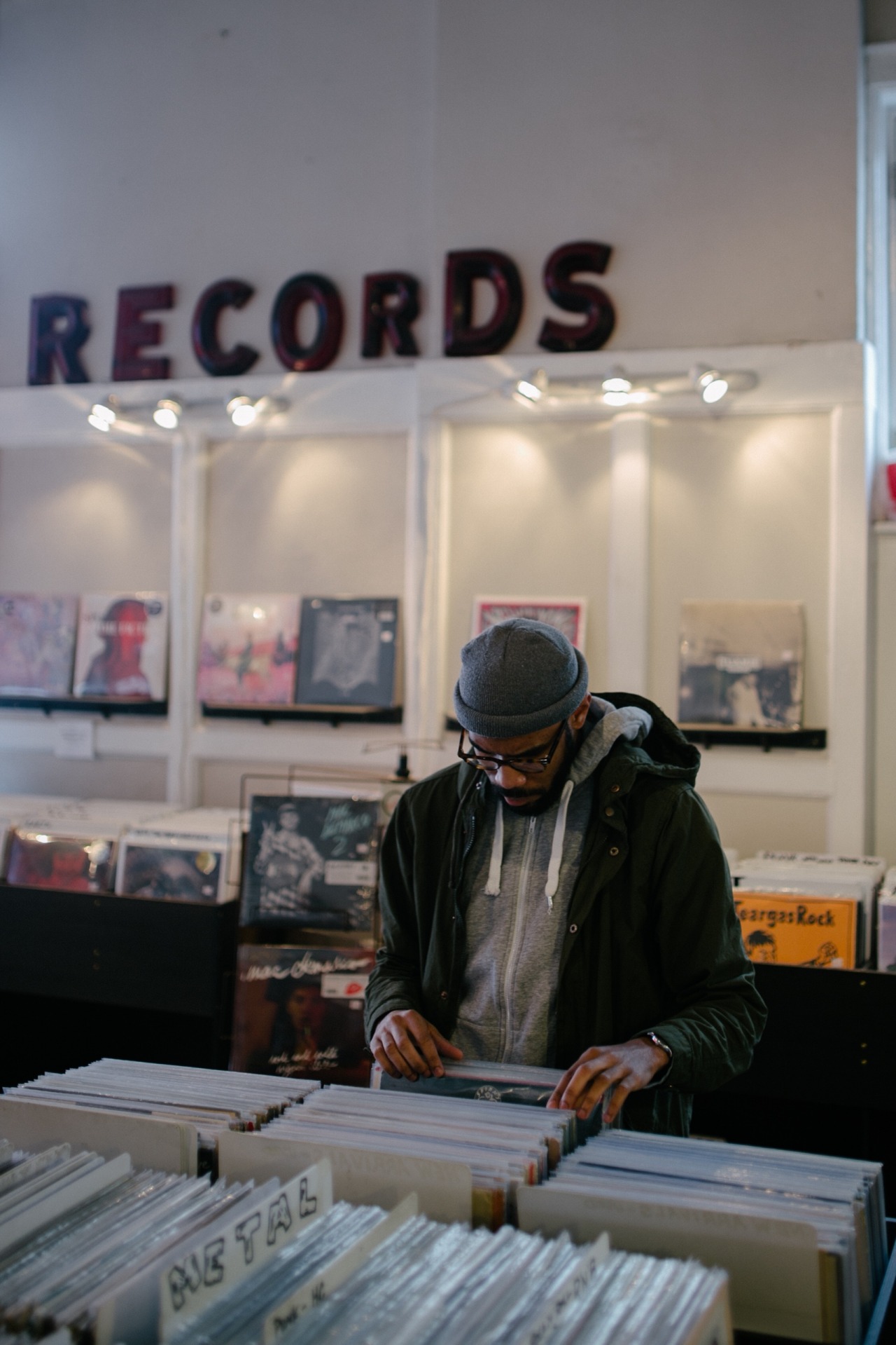 dreeastwood:  Crate digging with @mrfili