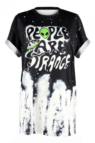 defendorkingdom: New Arrival Alien Print Tees  UFO Pattern  //  Don’t Trip Out  Magical  //  Crying Alien  Take Me  //  Strange  Green Alien  //  Alien Letter  Alien Print  //  Pocket Alien Discount code: BH30 