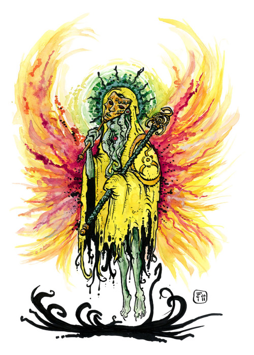 wilburwhateley: Messenger of the Yellow King by Clone-Artist