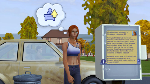 Nina got promoted once more to a SimJazzer Instructor!With her promotion bonus money she decided to 