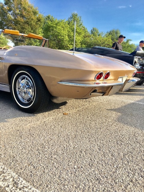 1963 Corvette in a somewhat rare GM “Saddle Tan” paint and “Saddle” interior