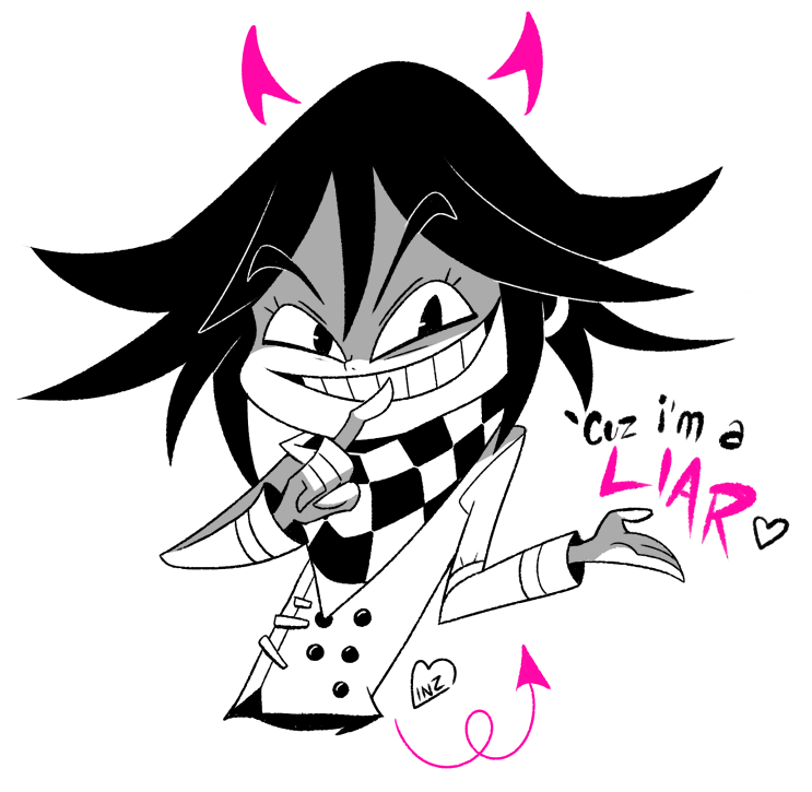 linzb0t:Two more of my DR babies. Also thank you to whomstever donated to my ko-fi!