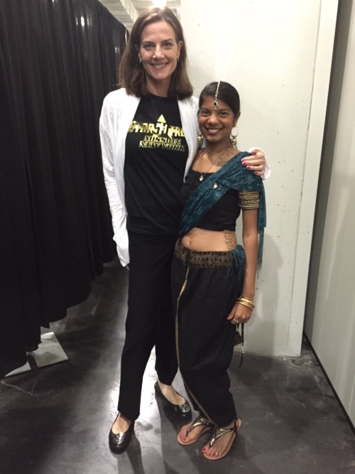 ninadavulurii: Today both the original Bollywood Bev and Desi Dax (inspired by Terry Farrell who was