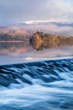 ponderation:  Grasmere Weir At Sunrise by Anna Mitchelia