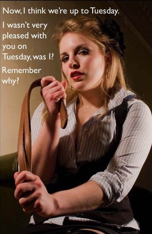 helen599: otkfme:  herchoice-femdom: Male Humiliation Femdom Spanking Even if you don’t rememb