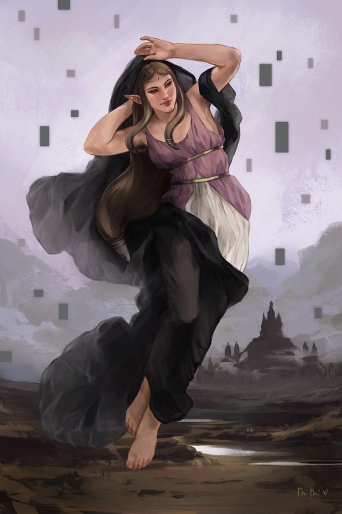 twilight princess + la nuit by william bouguereau