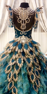 inkxlenses:  Peacock Dress (Mak Tumang) |