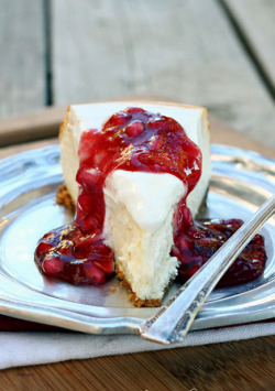 thecakebar:  Pomegranate Cheesecake Recipe