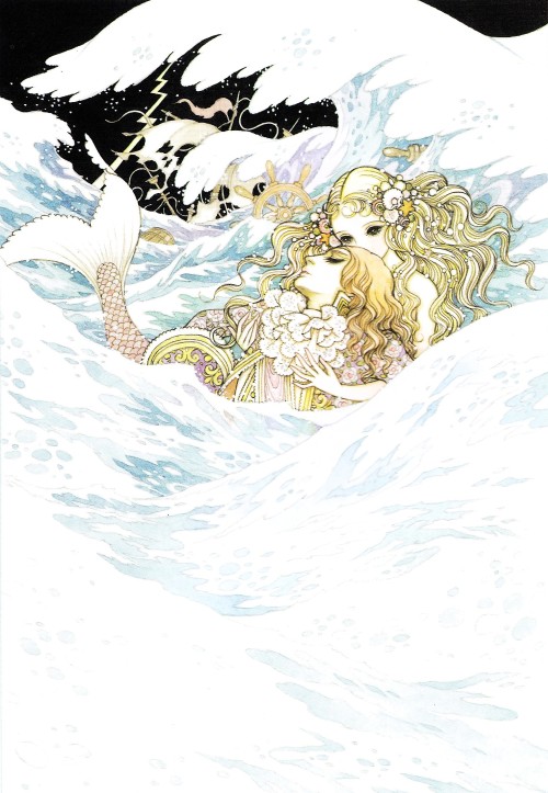 eclecticcutie:haruchonns:人魚姫 1979：高橋真琴The Little Mermaid:makoto takahashi