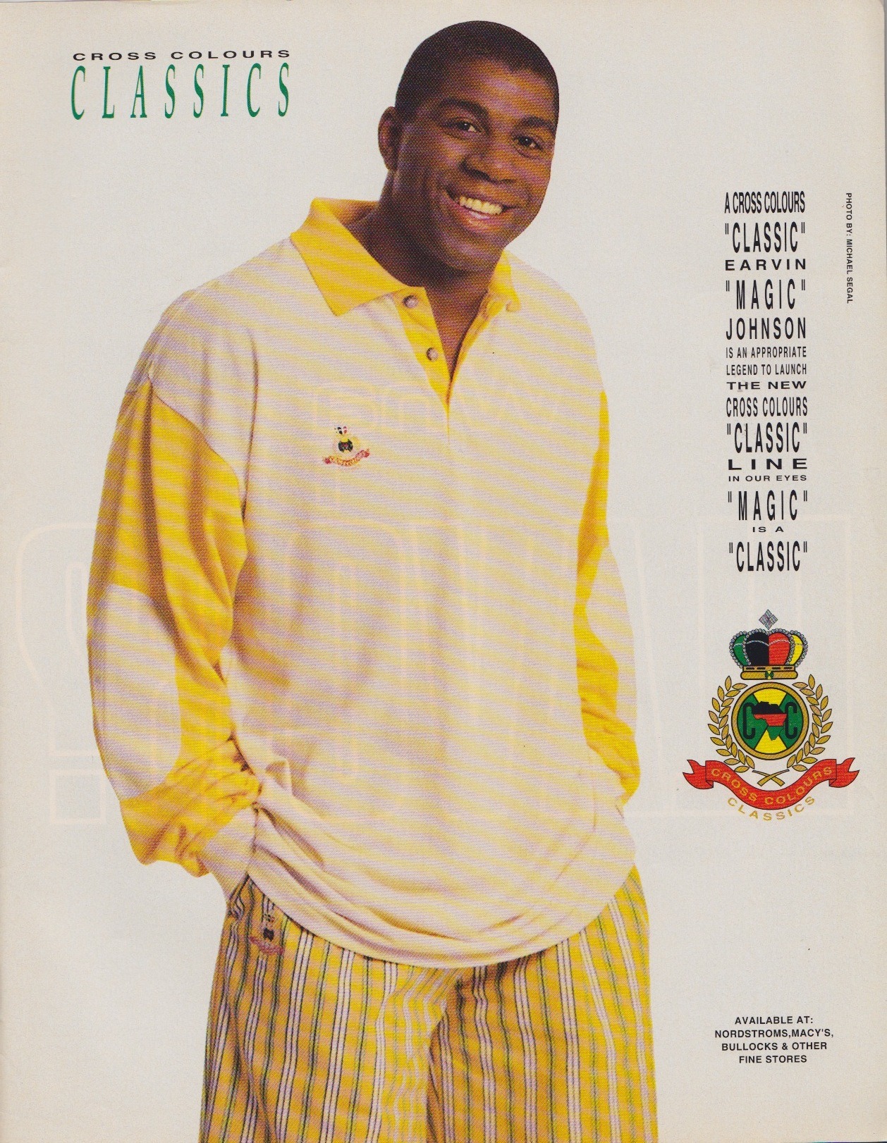 Magic Johnson for Cross Colours Classics (via crazywisdommasters)