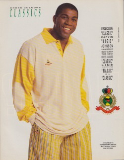 Magic Johnson For Cross Colours Classics (Via Crazywisdommasters)