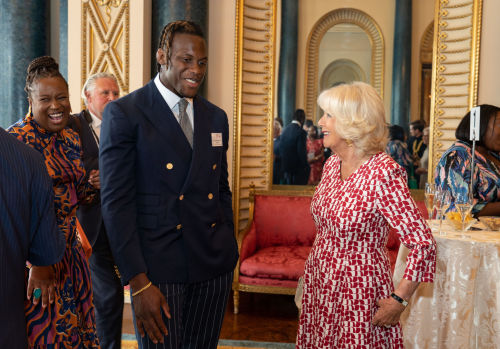 europesroyals:camillasgirl: The Prince of Wales and The Duchess of Cornwall host a reception at Buck