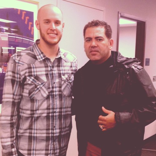 mets:  Past meets present! Zack Wheeler bumps into Edgardo Alfonzo in the halls of #CitiField. #Mets