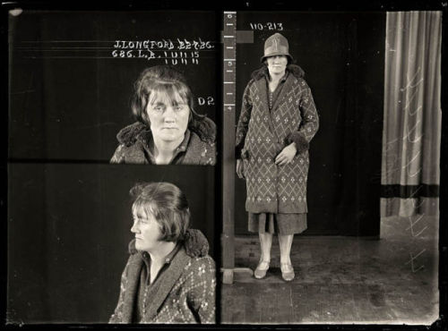 Australian mugshots from the 1920’s. I wonder what they got in for…check out grandma in