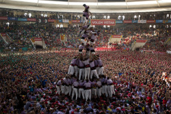 yahoonewsphotos:  Building human towers The