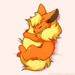 fridayflareon:sleepy floof <3