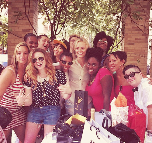 spearmintblonde:  What’s awesome about this cast photo is that it could just be