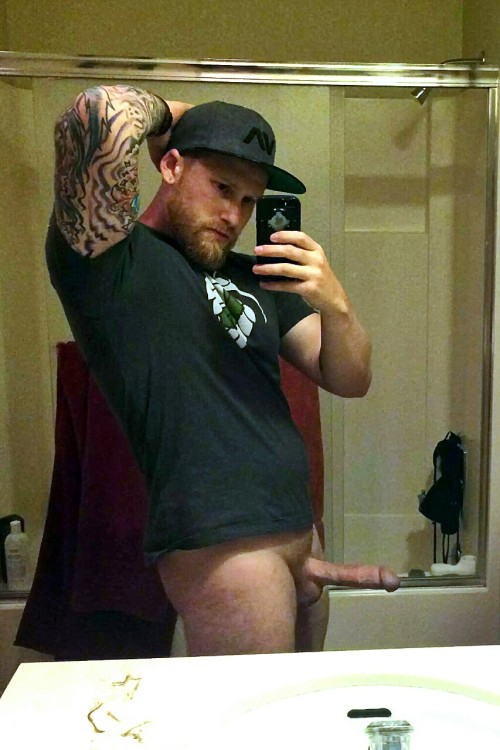 brainjock:  Beefy Biker Bro needs a new bitch NOW!  OMG….this beefy Tahoe dude is rockin’ so damn HARD right now! He’s 6'2, 235, 8x5.5 inch cock! He recently got dumped by his girlfriend and is looking for a hardcore bitch that likes to hit the