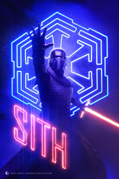 “Star Wars: Sith” by Mike Heath aka Magnus Creative.I love this look, it reminds me a bit of America