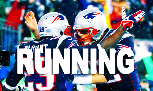 lolpats:  Get on board or get out the way of these Patriots! pottsisstarksheart:  The Patriots’ 6 rushing TDs tonight rank 2nd in NFL postseason history [x] 