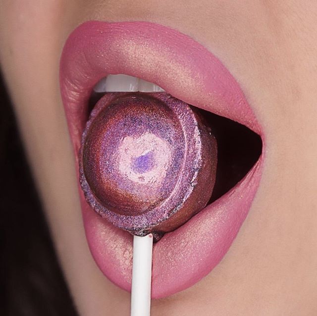 sugarpillcosmetics:Sweet candy goodness! @sara_mua_ wears Barbara liquid lip color