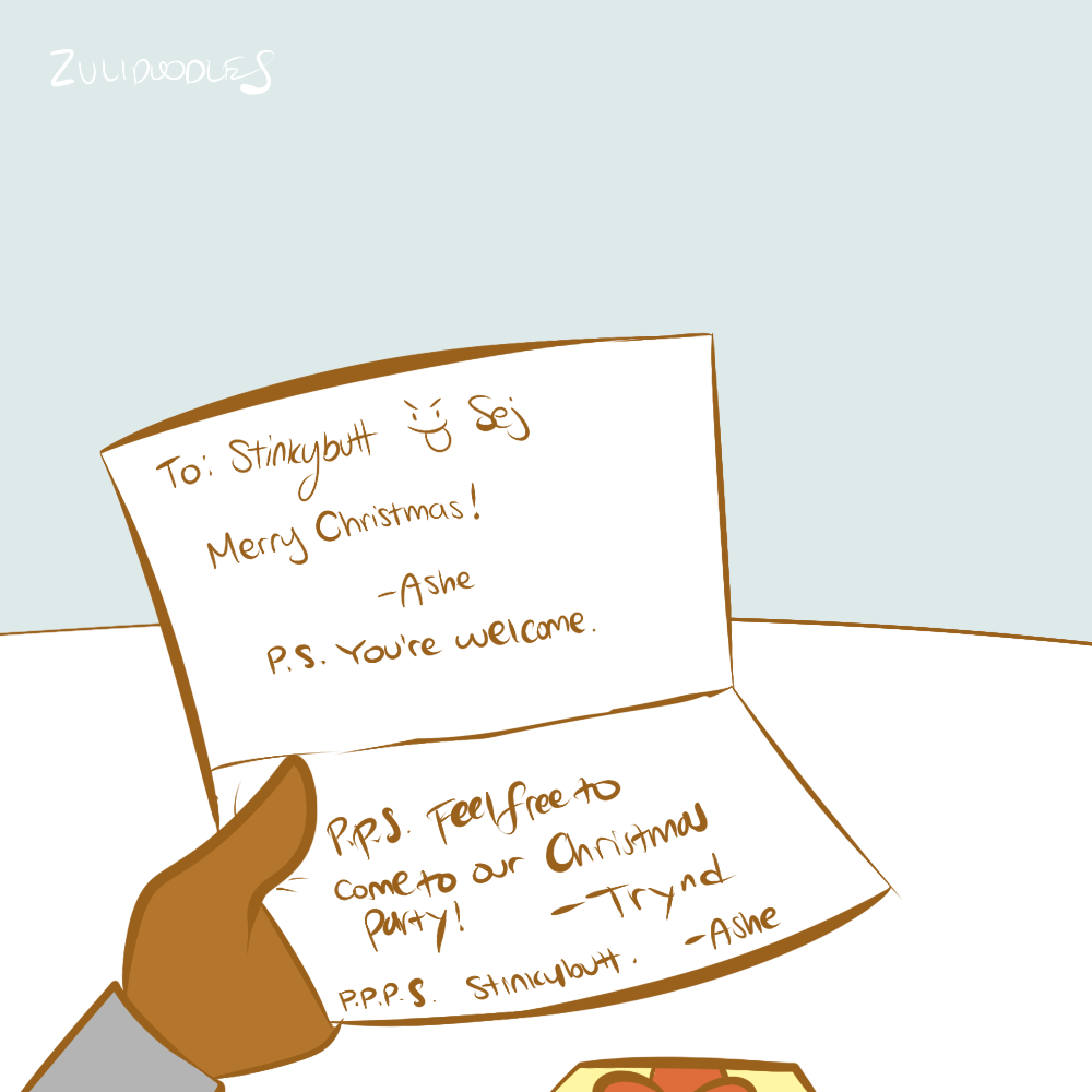 zulidoodles:  [[Merry Christmas, everyone. I hope you have a great day surrounded