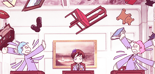 widowmayker:   Favorite Ouran moments 1 / ♡   The twins fight!  (」゜ロ゜)」