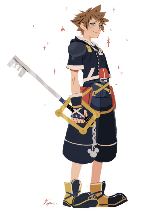sarakipin:  I really missed drawing KH stuff 
