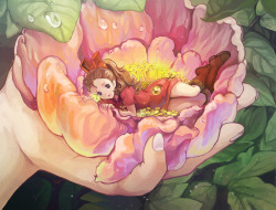 girlsofmoonlight:  Ghibli by saya on pixiv