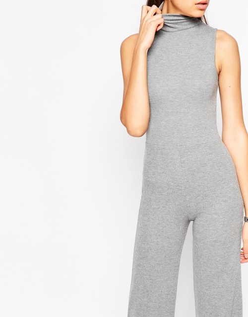 ASOS Tall | ASOS TALL Premium Jumpsuit With Turtleneck in Wool Touch at ASOShttp://us.asos.com/ASOS-