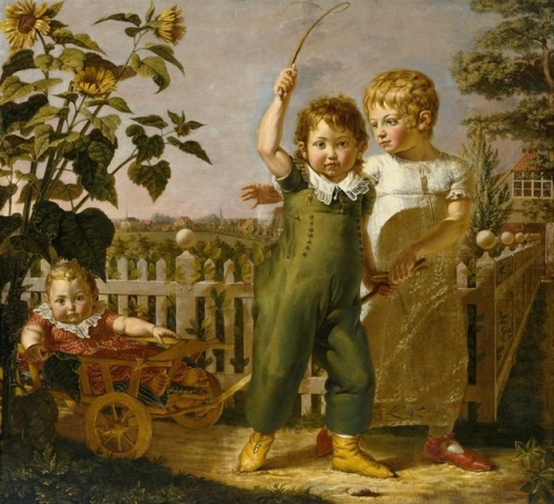 1805-1806 Philipp Otto Runge - The Hülsenbeck Children(Hamburger Kunsthalle)