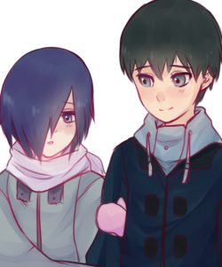 tarahdraws:  wouldn’t things be happier if rize just fell off a cliff before she could make it to the date so kaneki chilled with touka