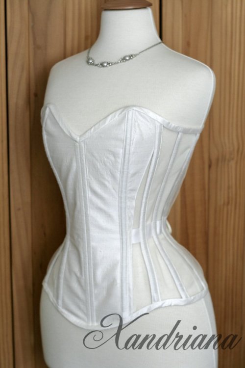 I’ve also been working on this Bridal piece as well. Yet to be decorated!White silk and mesh overbus