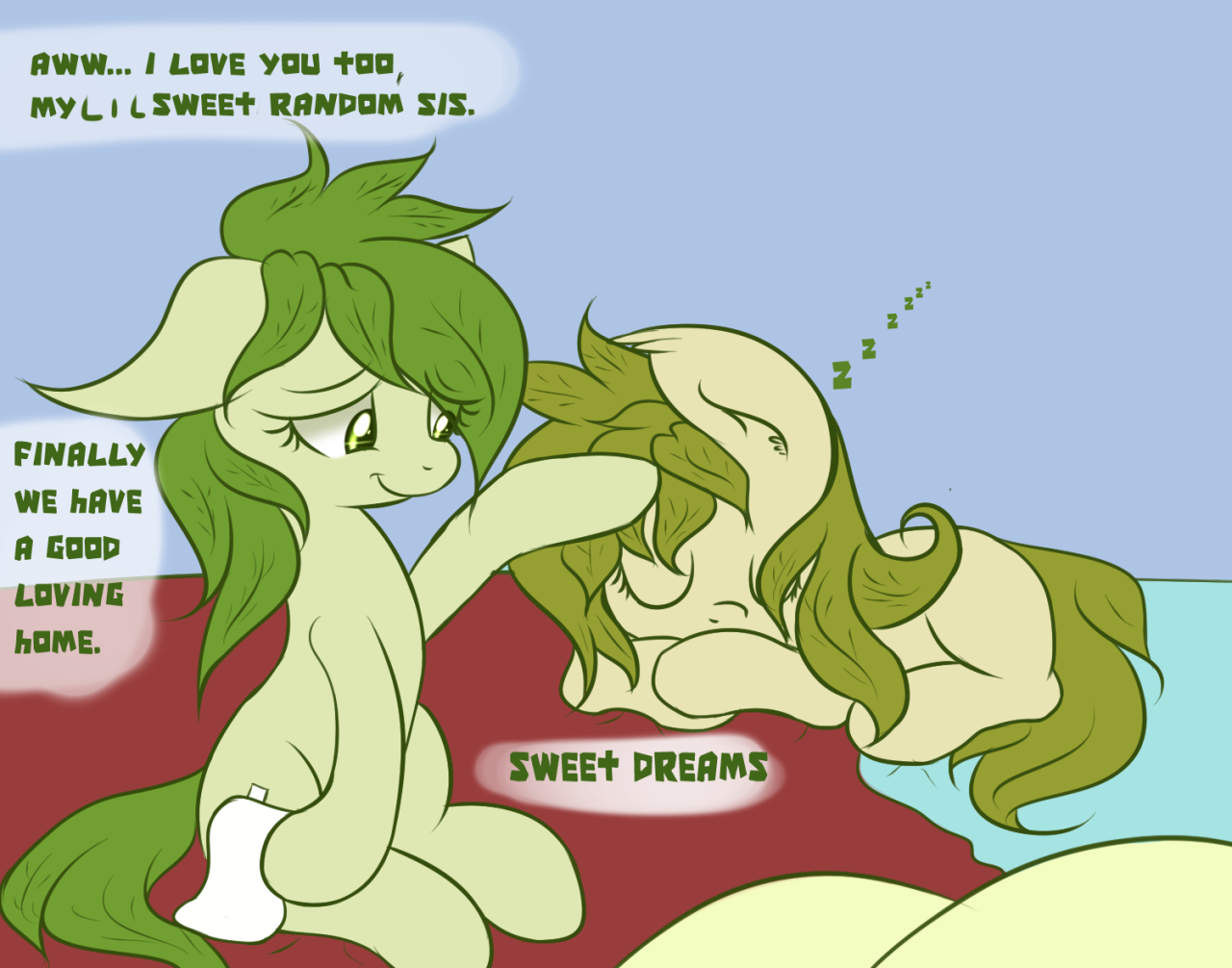 askflowertheplantponi:  Flower: Well.. i should go look, if mom woke up from the