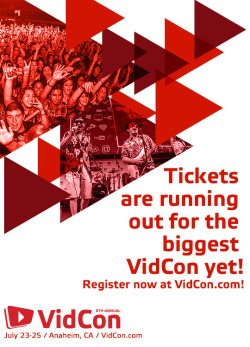vidconblr:  Over 300 of the world’s most innovative YouTube creators in one place. VidCon is the world’s largest convention for lovers of online video. Join us this July for a gigantic celebration of the awesomeness that is the internet and its people.Vid