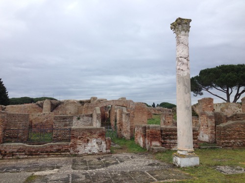 didoofcarthage:Columns at Ostia Antica, Italy. 