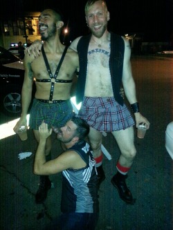 wohlweh:  Outside the Phoenix at Southern Decadence in New Orleans.