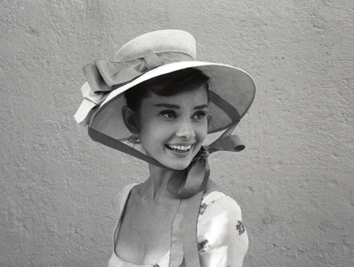 timelessaudrey: Audrey photographed by Milton H.Greene on the set of War and Peace,1955