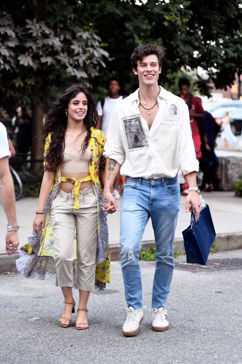 Shawn and Camila casual style