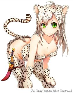 demonfox34:  sheetah catgirl