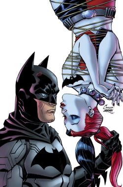 roguevsrogue:  Batman and Harley Quinn  by Amanda Conner and Dave Johnson 