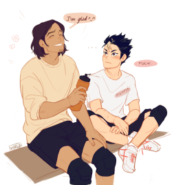 viria:  Realizing you have big gay crush on your face likeIt’s not the hair, Noya…it’s not..the hair…